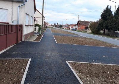 Izgradnja pješačke staze, južna strana – Novigrad Podravski