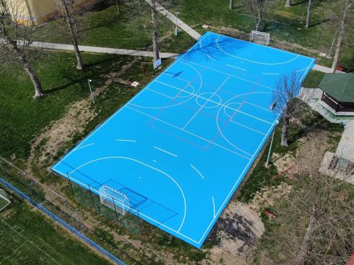 Uređenje paviljona i igrališta na trgu, postava solarnih lampi – Ferdinandovac